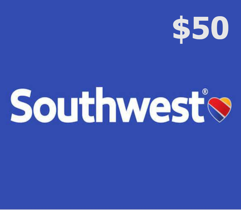 Southwest Airlines $50 Gift Card