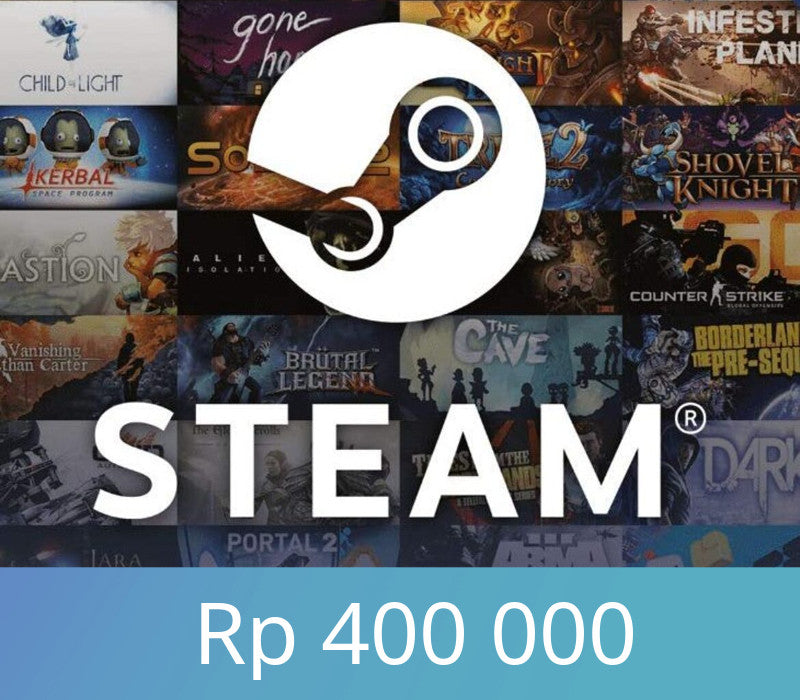 Steam Gift Card Rp400000 ID Activation Code