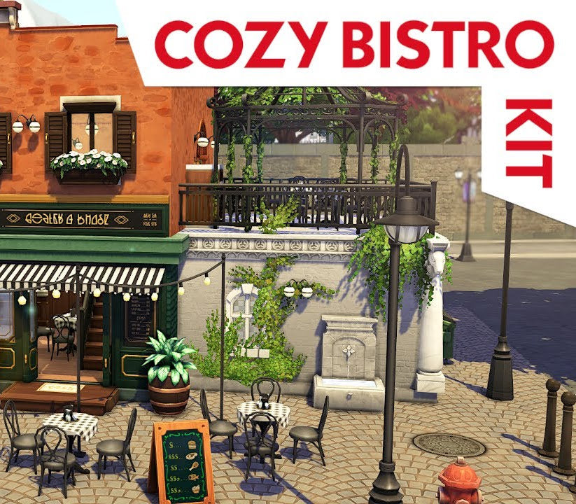 The Sims 4 - Cozy Bistro Kit DLC