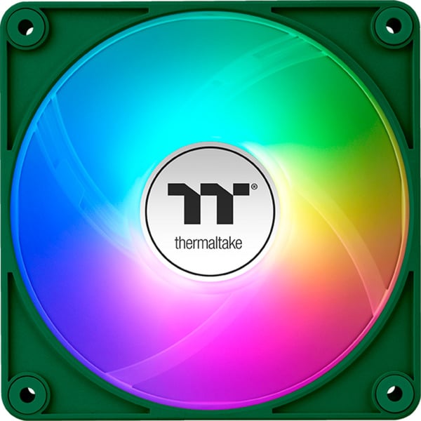 Thermaltake CT120 EX ARGB Sync PC Cooling Fan Racing Green, Gehäuselüfter - Thermaltake - vue 3