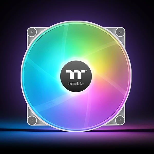 Thermaltake CT200 ARGB Sync PC Cooling Fan White (Single Pack), Gehäuselüfter - Thermaltake - vue 3