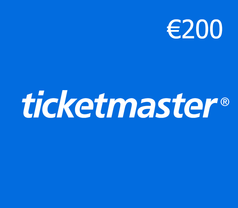Ticketmaster EUR 200 Gift Card FR