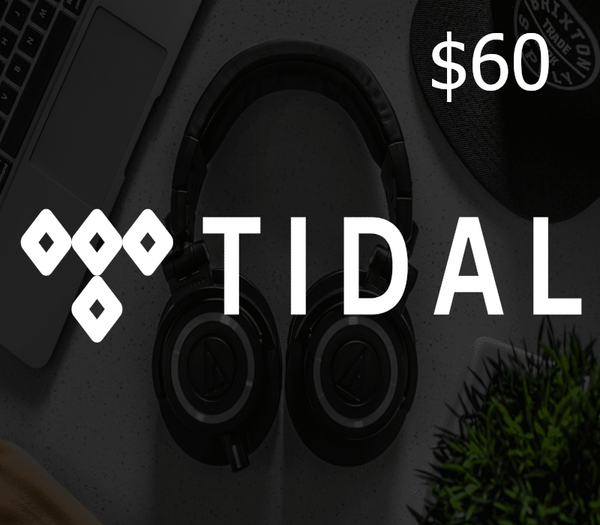 TIDAL $60 Gift Card