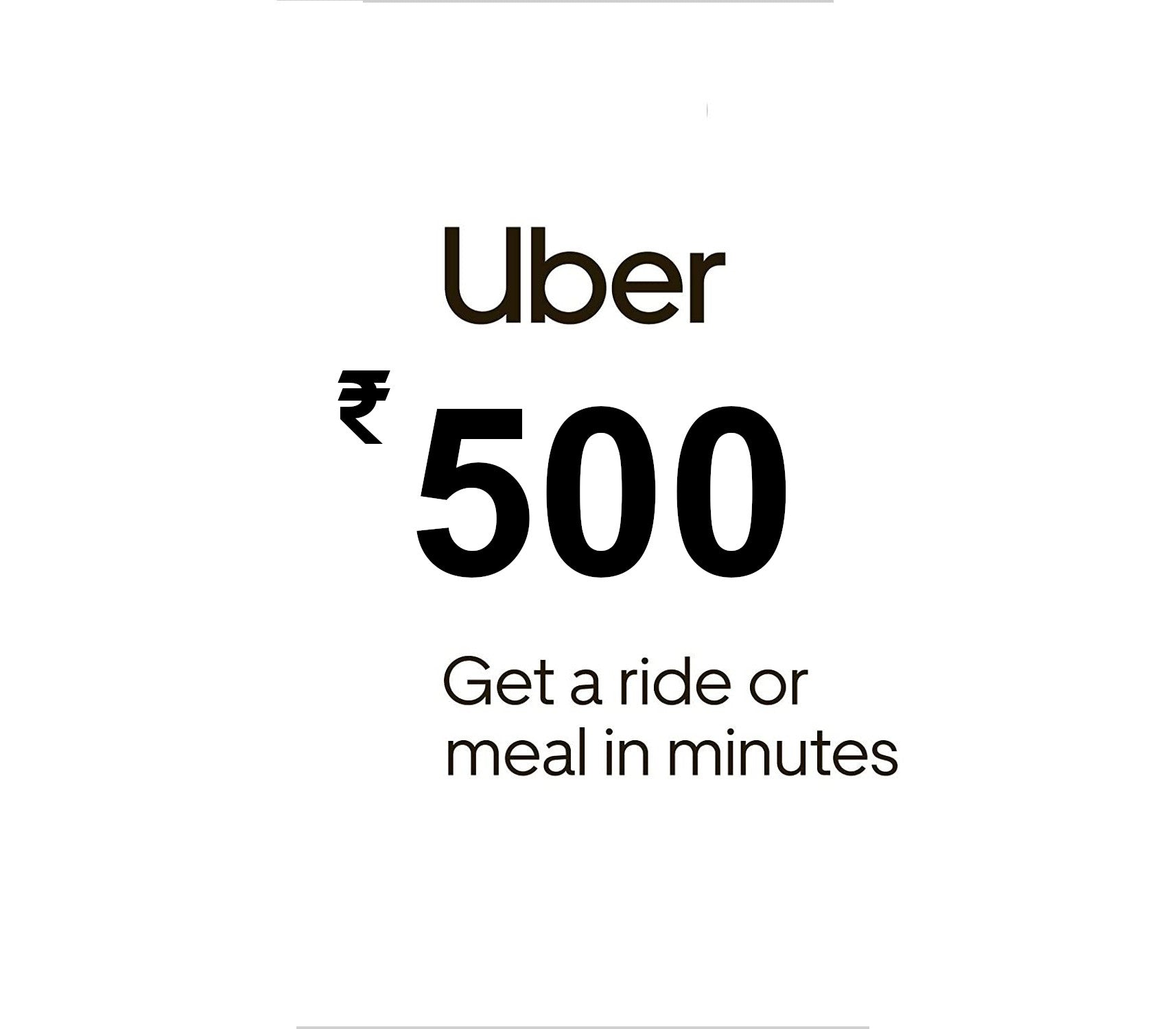 Uber INR 500 Gift Card IN