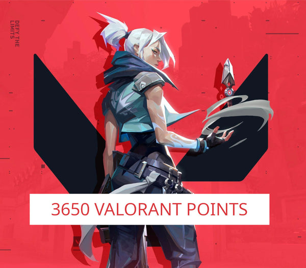 VALORANT - 3650 Valorant Points Gift Card