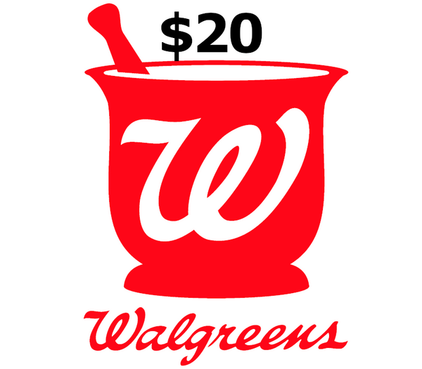 Walgreens $20 Gift Card