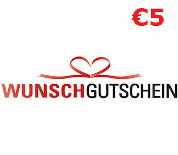 Wunschgutschein EUR 5 Gift Card DE