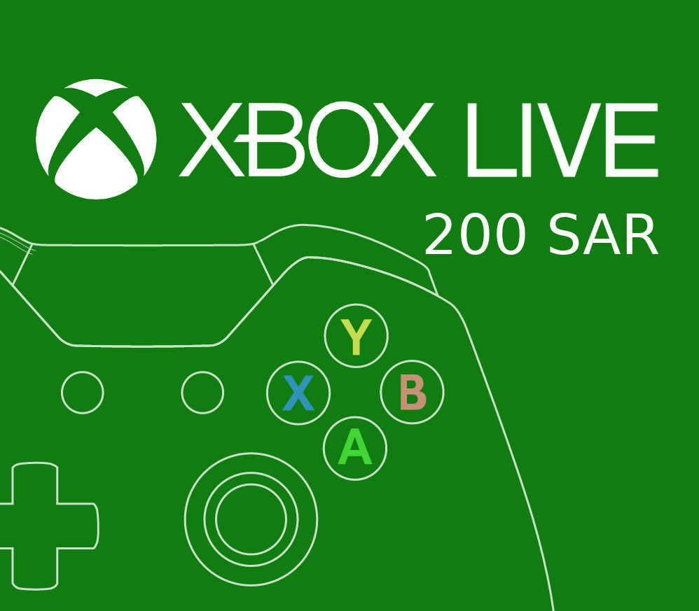 XBOX Live SAR 200 Prepaid Card SA
