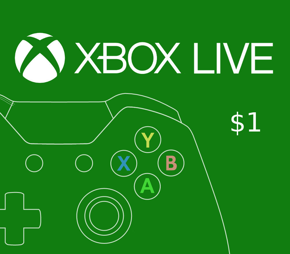 XBOX Live $1 Prepaid Card