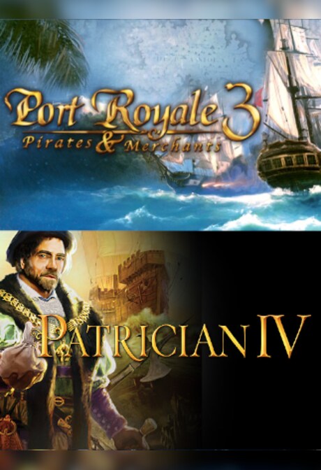 Port Royale 3 Gold and Patrician IV Gold - Double Pack (PC) - Steam Key - GLOBAL