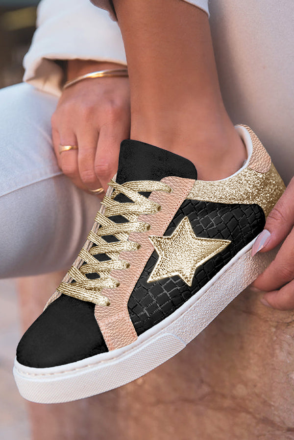 Pièce mode femme patchwork — doré