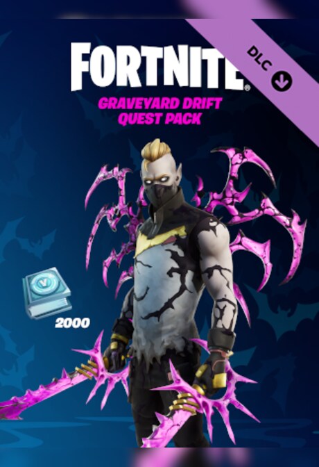 Fortnite - Graveyard Drift Quest Pack + 2000 V-Bucks (Xbox Series X/S) - Xbox Live Key - TURKEY