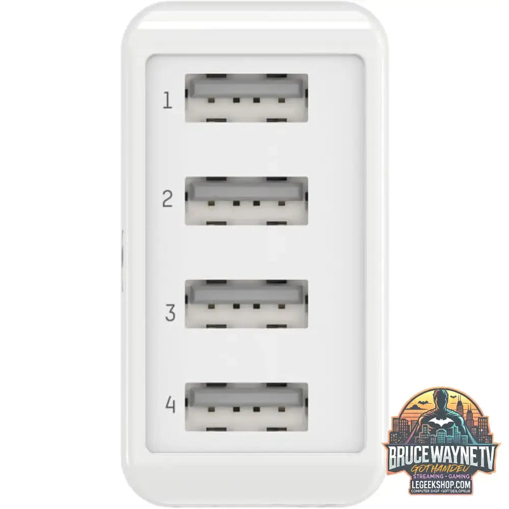 Ansmann Home Charger HC430, Ladegerät weiß, intelligente Ladesteuerung, Multisafe-Technologie - Stromquelle: Steckdose - vue 6