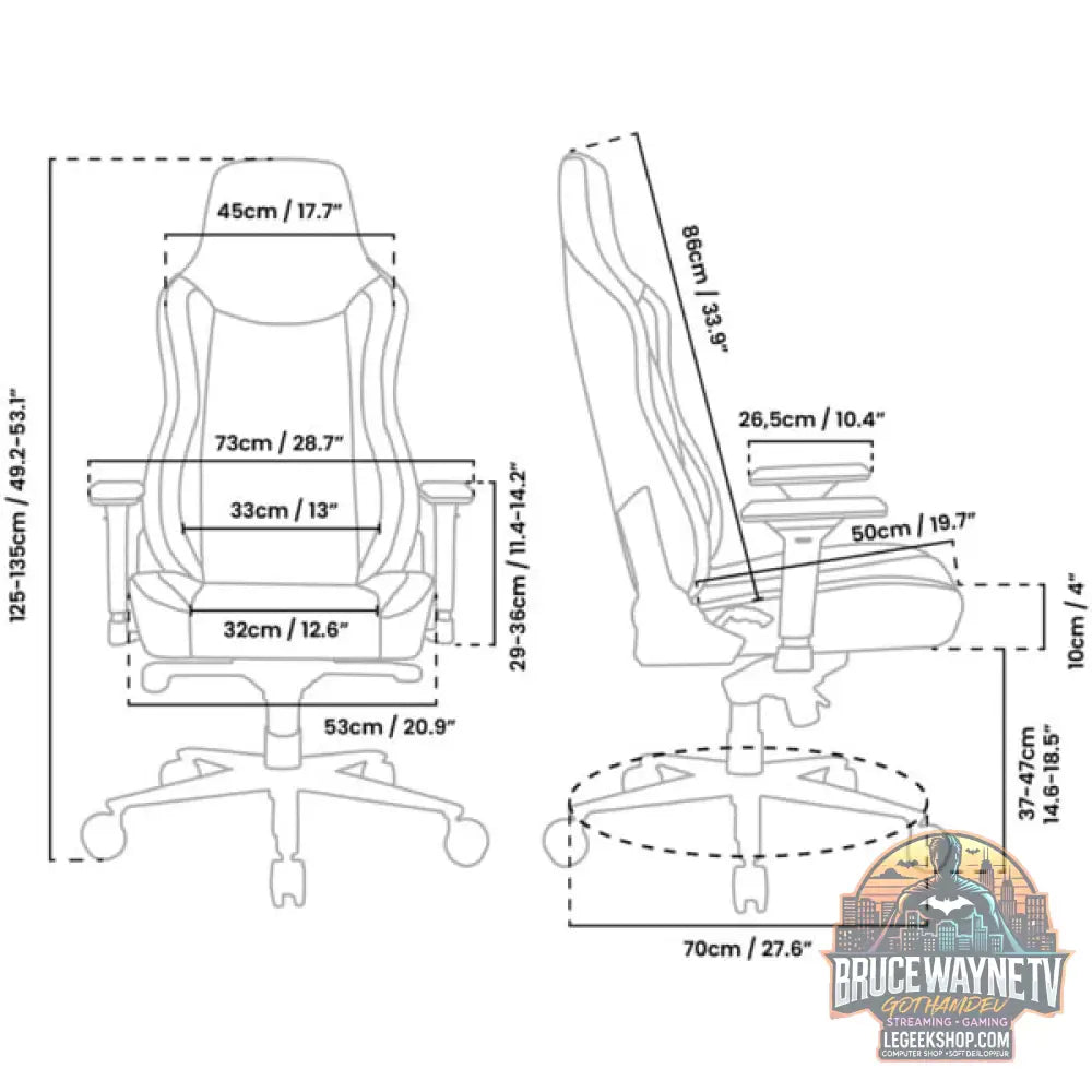 Arozzi Vernazza Supersoft tissu, chaise gaming - Arozzi - vue 7