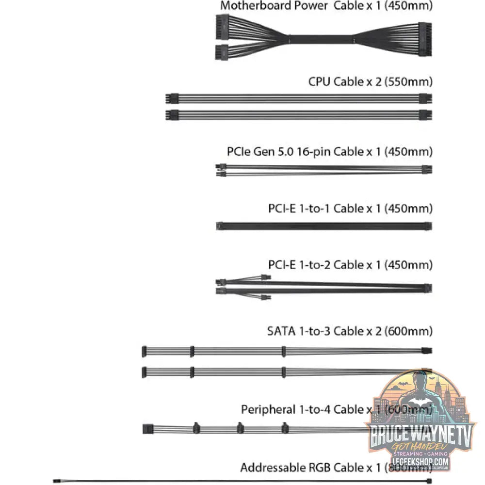 ASUS ROG Loki 850W Platinum, alimentation PC - ASUS - vue 12