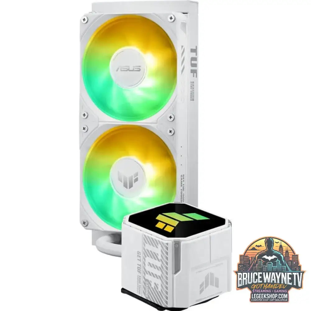 ASUS TUF Gaming LC III 240 ARGB, Wasserkühlung weiß, White Edition - ASUS - vue 7