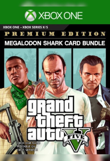 Grand Theft Auto V: Premium Online Edition & Megalodon Shark Card Bundle (Xbox One) - Xbox Live Key - ARGENTINA