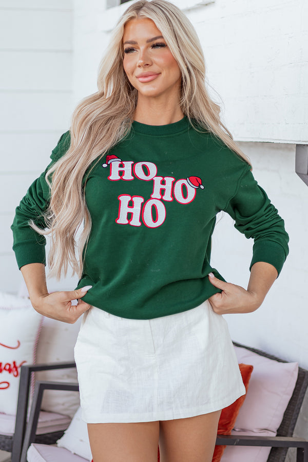 Sweat femme brodé, graphique, Noël