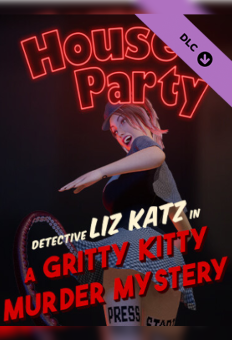 House Party: Detective Liz Katz in a Gritty Kitty Murder Mystery (PC) - Steam Key - EUROPE