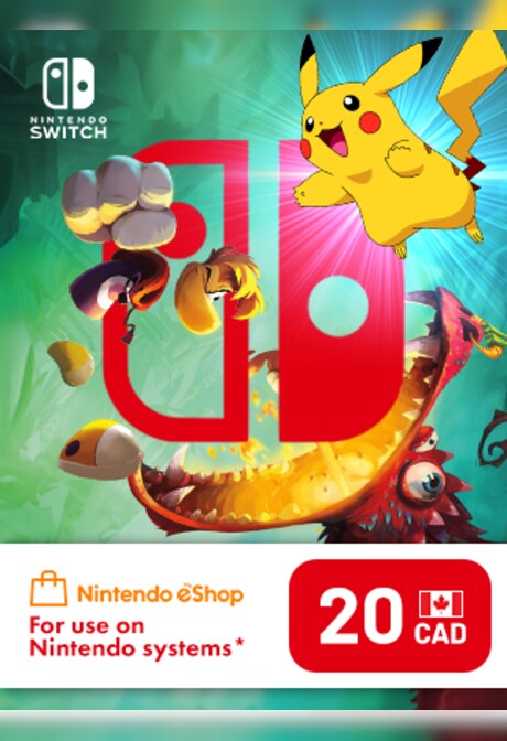 Nintendo eShop Card 20 CAD - Nintendo eShop Key - CANADA