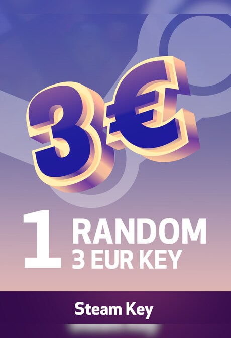 3 EUR Random 1 Key - Steam Key - GLOBAL