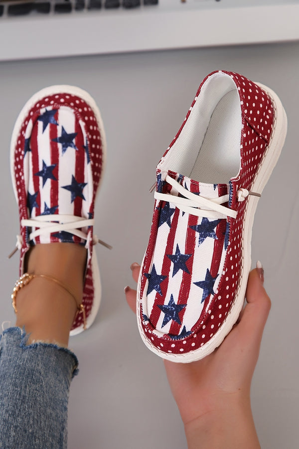 Pièce mode femme pois, rayé, casual — rouge