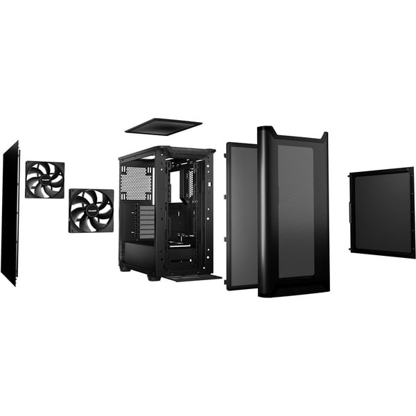 be quiet! PURE BASE 501 Airflow, Tower-Gehäuse - be quiet! - vue 5