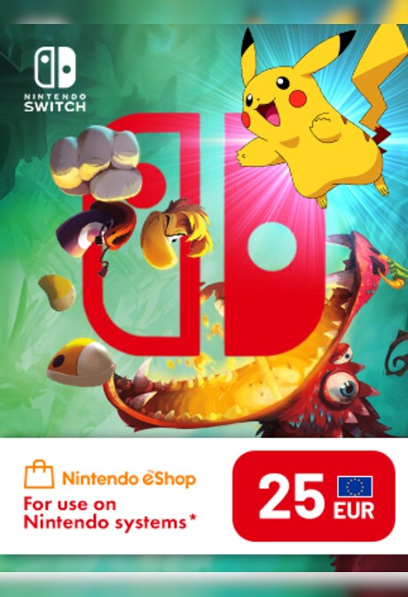 Nintendo eShop Card 25 EUR - Nintendo eShop Key - EUROPE