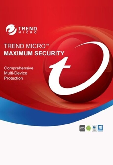 Trend Micro Maximum Security 5 Devices 2 Years - Trend Micro Key - GLOBAL