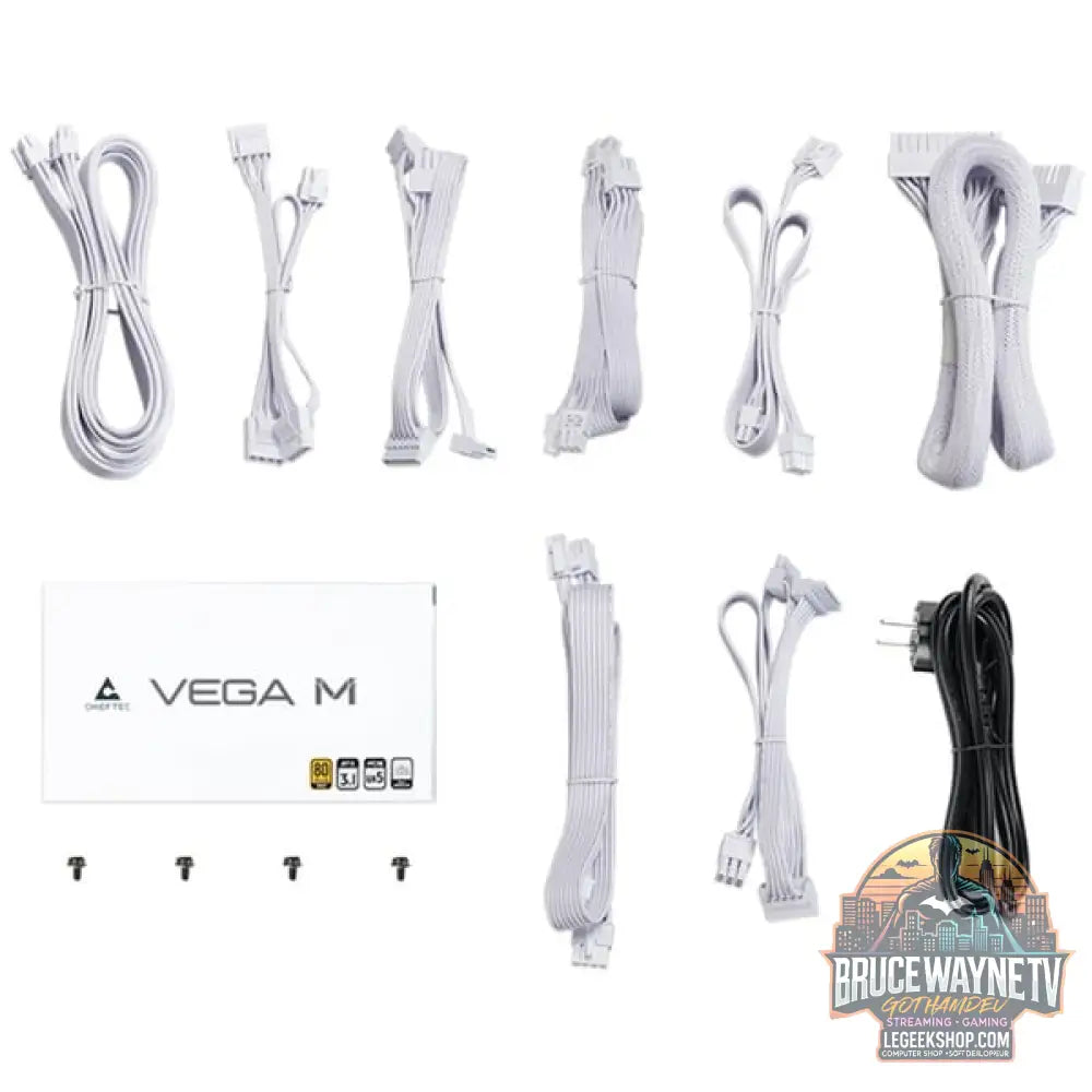 Chieftec Vega M 1000W White, alimentation PC - Chieftec - vue 6