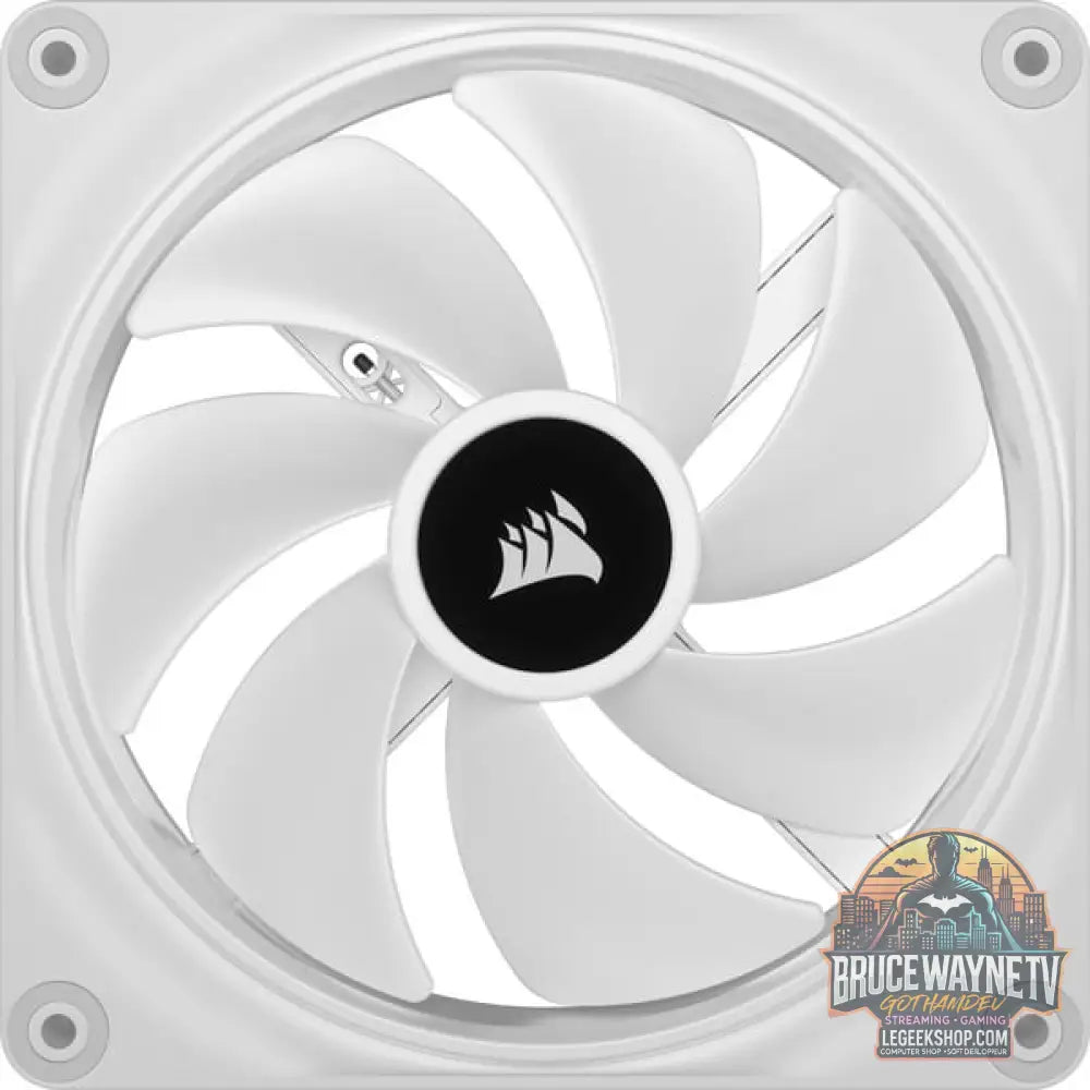 Corsair iCUE LINK QX140 RGB 140-mm-PWM-Lüfter, Gehäuselüfter - Corsair - vue 4