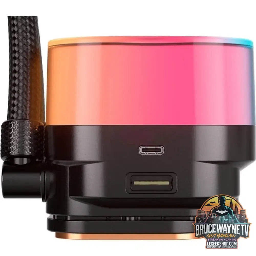 Corsair iCUE LINK TITAN 240 RX LCD RGB, Wasserkühlung schwarz - Corsair - vue 12