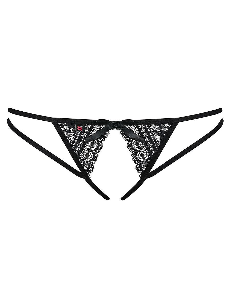 String femme Obsessive Strings Strings — noir