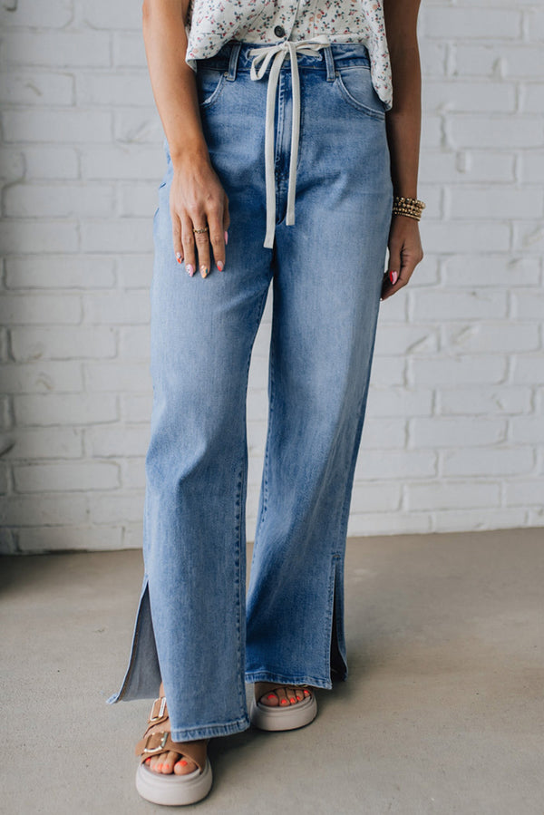 Jean femme à cordon, casual