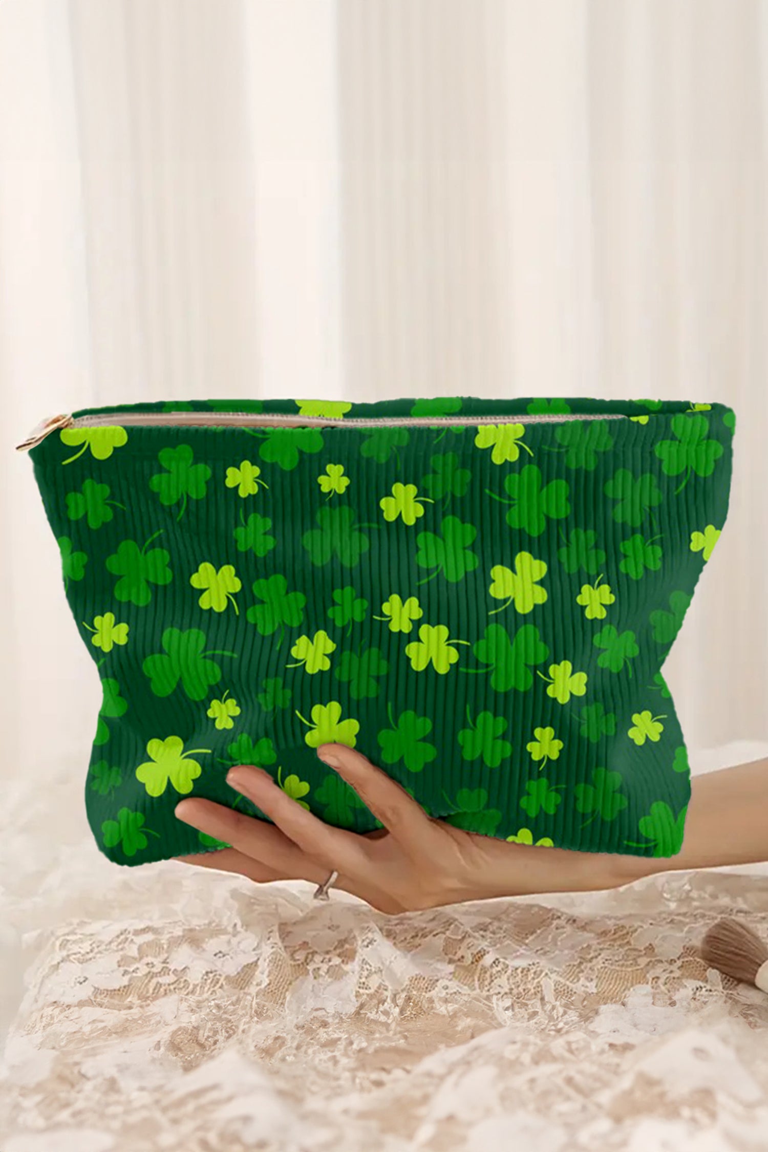 Pièce mode femme côtelé — vert