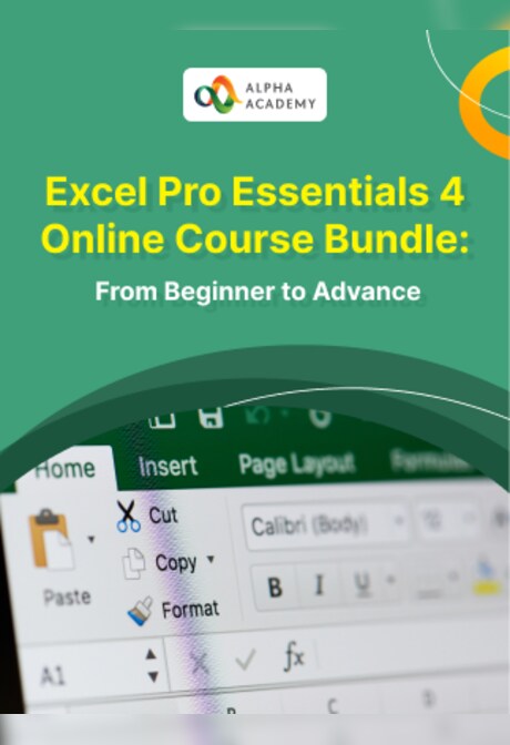 Excel Pro Essentials 4 Online Course Bundle: Beginner to Advanced - Alpha Academy