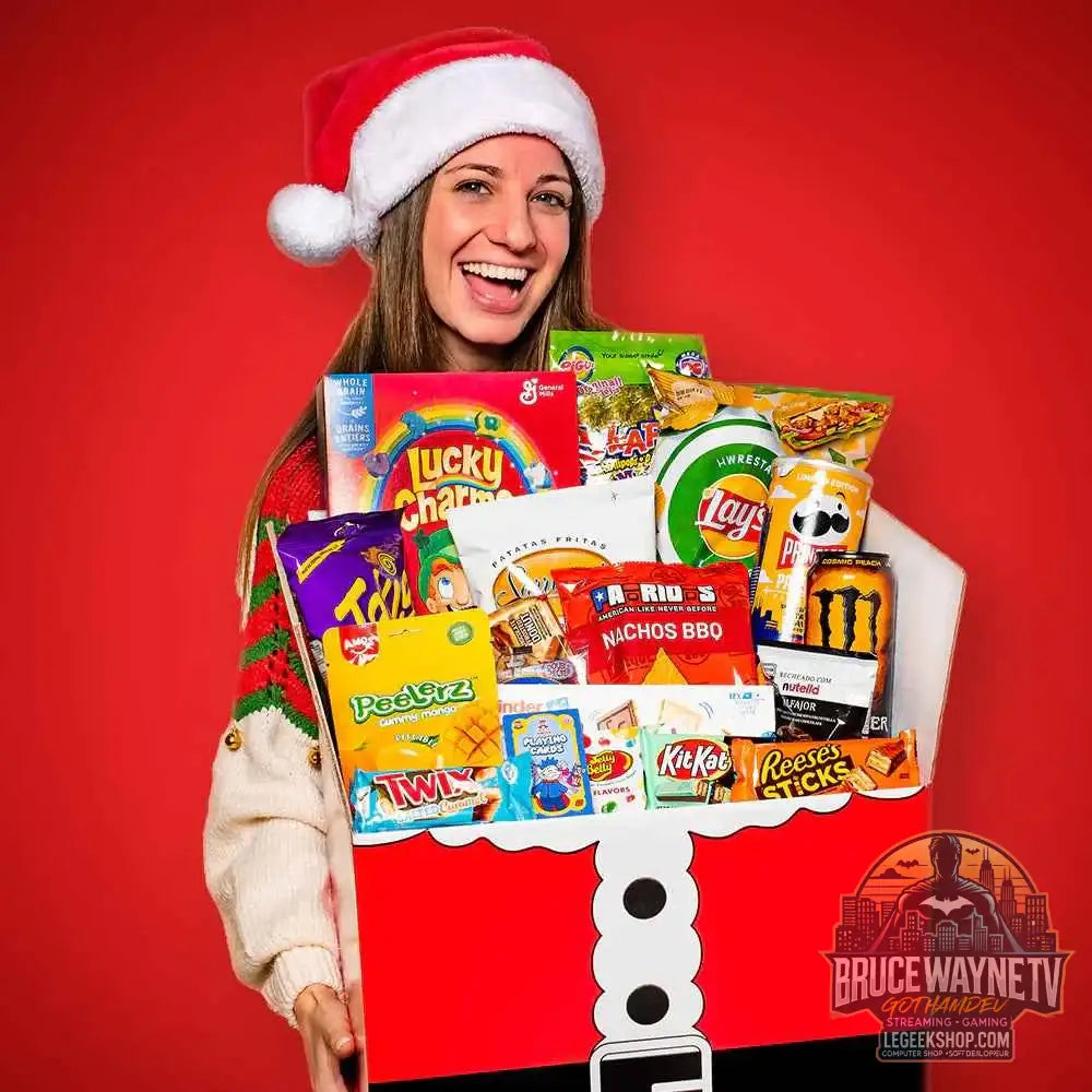 Snack Box XXL Internationale - 90+ Produits Sucrés, Salés & Boissons - Legeekshop