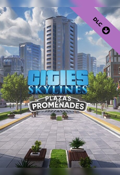Cities: Skylines - Plazas & Promenades (PC) - Steam Gift - GLOBAL
