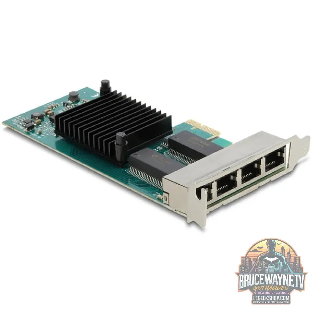 DeLOCK PCI Express x1 zu 4 x RJ45 Gigabit LAN i350, adaptateur réseau - DeLOCK - vue 2