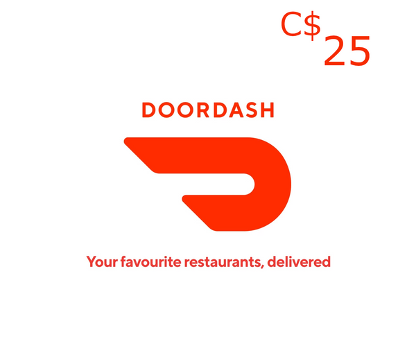 DoorDash C$25 Gift Card CA