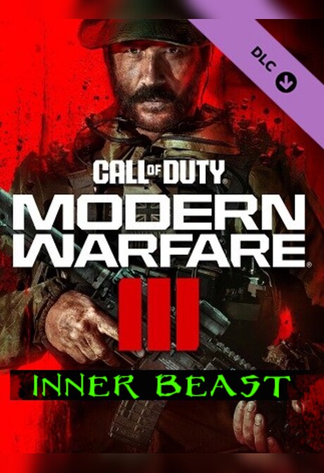 Call of Duty: Modern Warfare III Pack | Inner Beast Weapon Blueprint + 15 Min Double XP (PC, PS5, PS4, Xbox Series X/S, Xbox One) - Call of Duty Official Key - GLOBAL