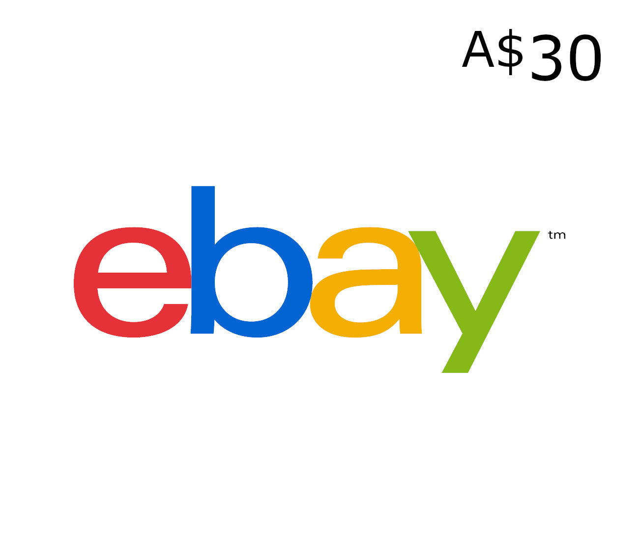 eBay A$30 Gift Card AU