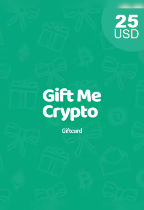 Gift Me Crypto Gift Card 25 USD - giftmecrypto Key - GLOBAL
