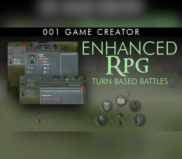 001 Game Creator - Enhanced RPG (Turn-Based Battles) DLC