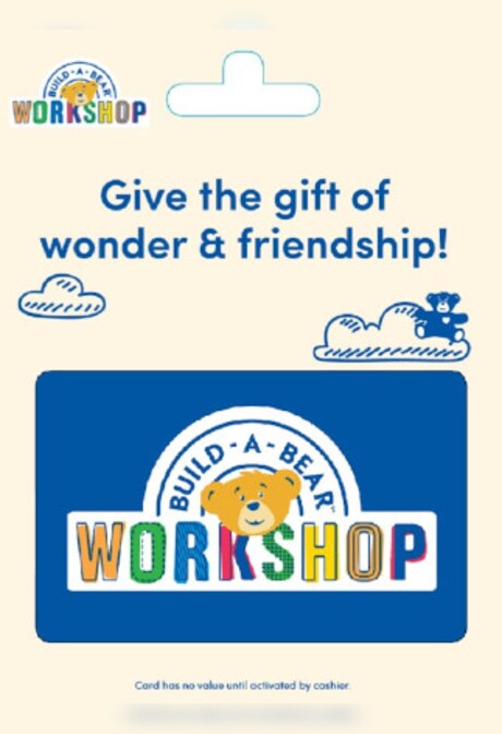 Build A Bear Gift Card 50 USD - Buildabear Key - UNITED STATES