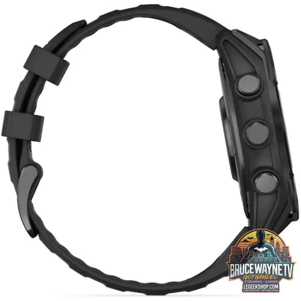 Garmin fēnix 8 - 47 mm, AMOLED, Smartwatch Schwarz/Schiefergrau, Silikon-Armband, Edelstahl - Garmin - vue 10