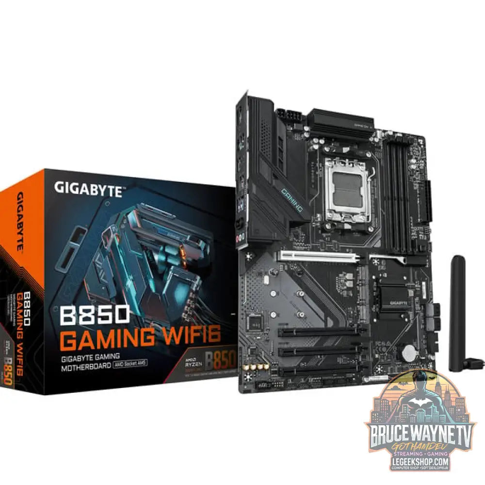 GIGABYTE AMD Radeon RX 9060 XT GAMING OC 16GB + B850 GAMING WIFI6, kit upgrade PC - GIGABYTE - vue 3