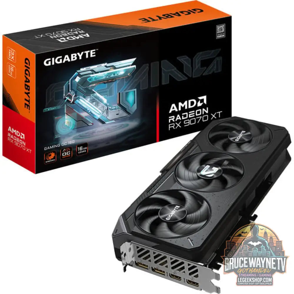 GIGABYTE AMD Upgrade Radeon RX 9070 XT Gaming OC + X870E AORUS ELITE WIFI7, kit upgrade PC - GIGABYTE - vue 9