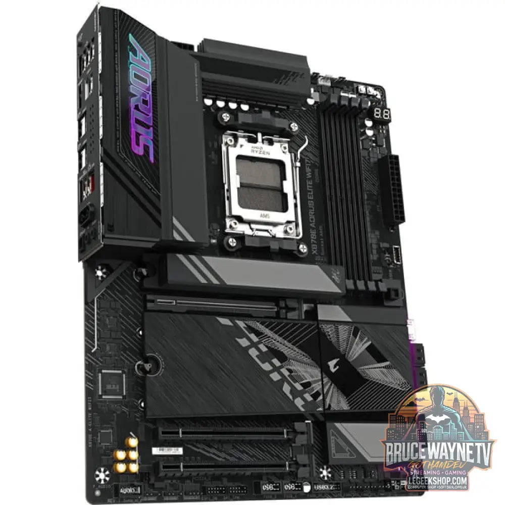 GIGABYTE AMD Upgrade Radeon RX 9070 XT Gaming OC + X870E AORUS ELITE WIFI7, kit upgrade PC - GIGABYTE - vue 4