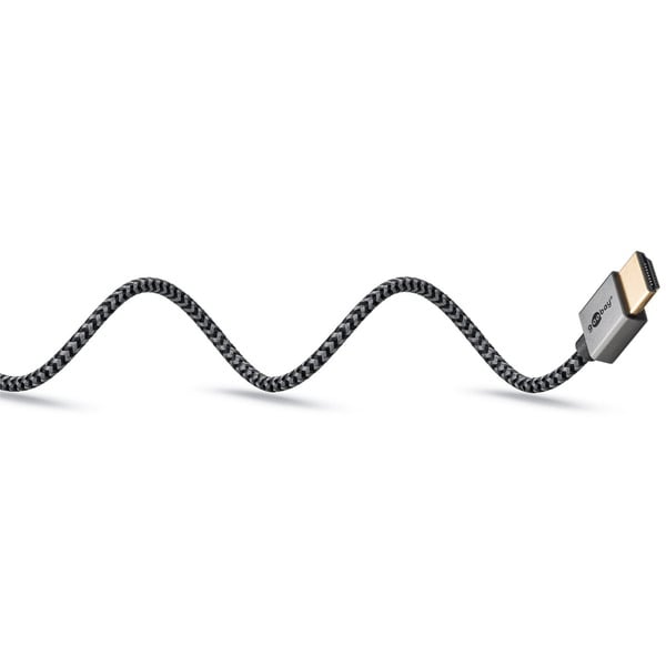 goobay Plus Slim High-Speed-HDMI-câble avec Ethernet, 4K @ 60Hz - goobay - vue 9